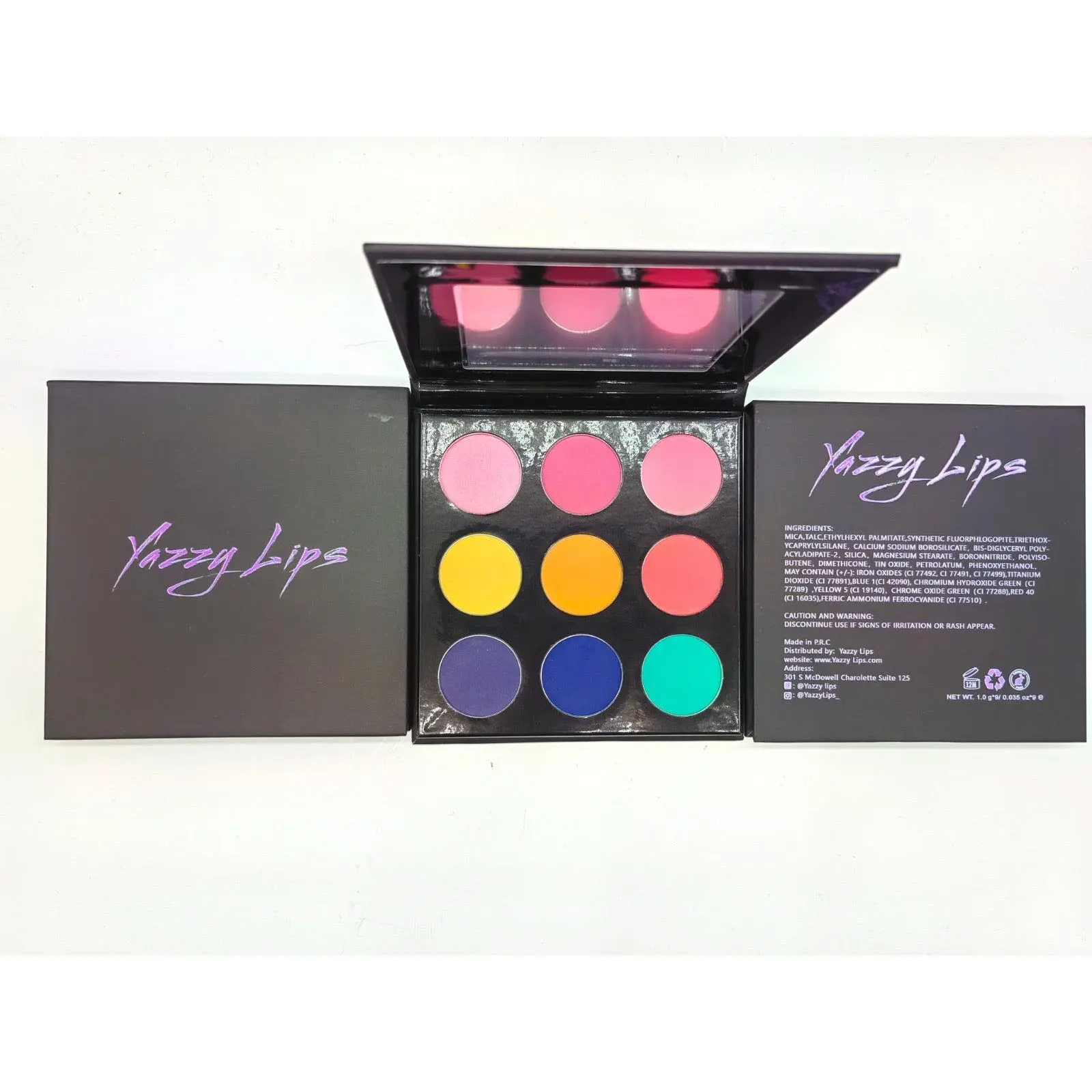 Colorful Eyeshadow Palette - Product Description Provided