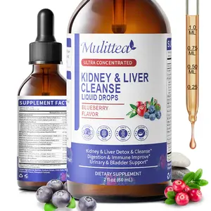Mulittea 27-in-1 Kidney & Liver Cleanse Drops | Detox & Urinary Support