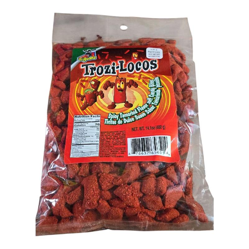 Tijuana Trozi-Locos  Spicy Tamarind Flavor Soft Candy Bites