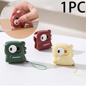 Cute Dinosaur Magnetic Box Cutter, Ceramic Safety Blade Package Opener, Mini Portable Retractable Carton Cutter, Anti-Scratch Safe Unboxing Tool for Home Office School, Office Gadgets