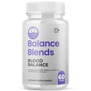 (1 Pack) Balance Blends Advanced Support Blood Supplement BalanceBlends 60 Caps