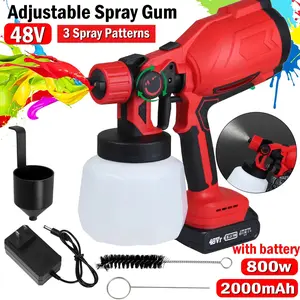 Electric Airless HVLP Spray - High Pressure Cordless Paint Sprayer with Battery