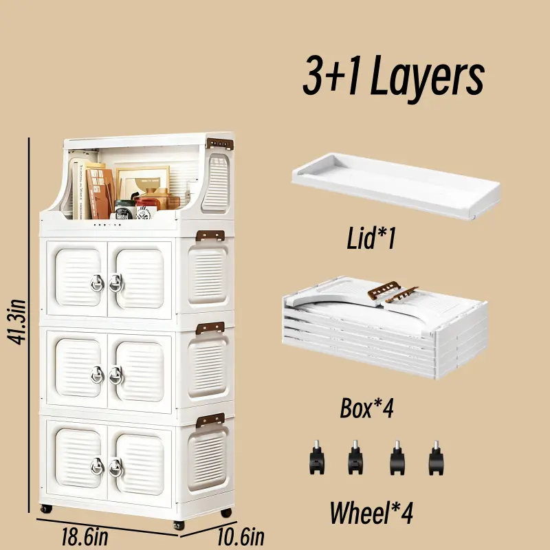 3-Tier+ 1 open-top