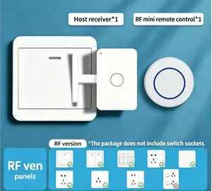 Wireless remote control switch for smart, lazy-person light switch, automatic remote control for bedroom lights.n