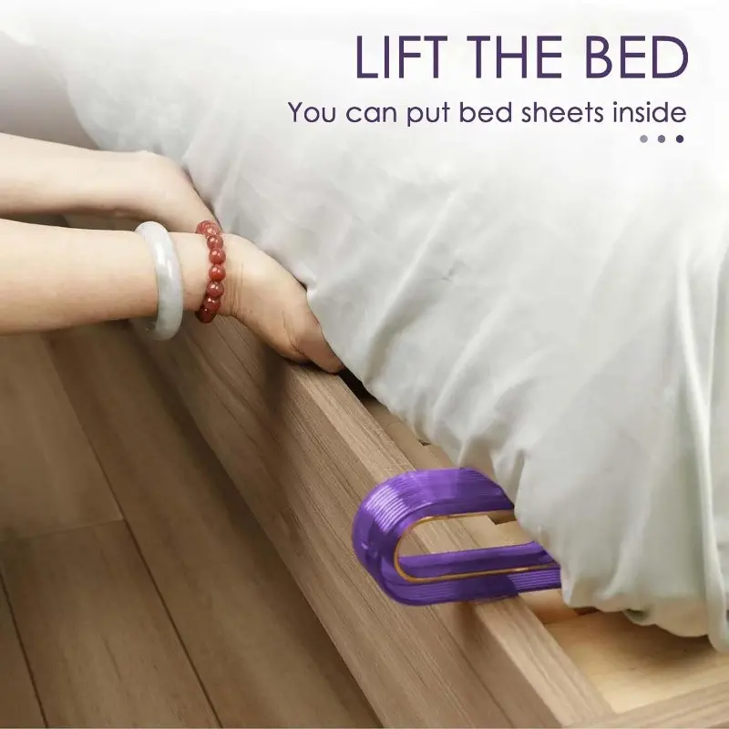 1pc Heavy Duty Mattress Lifter Tool Quick Lift & Hold - Bed Sheet Tucker Clips Easy Grip Paddle Design for Effortless Changing Sheets, Securing Bed Wedges and Making Thick Mattresses，Ergonomic Home Making, Mattress Lifting Tool