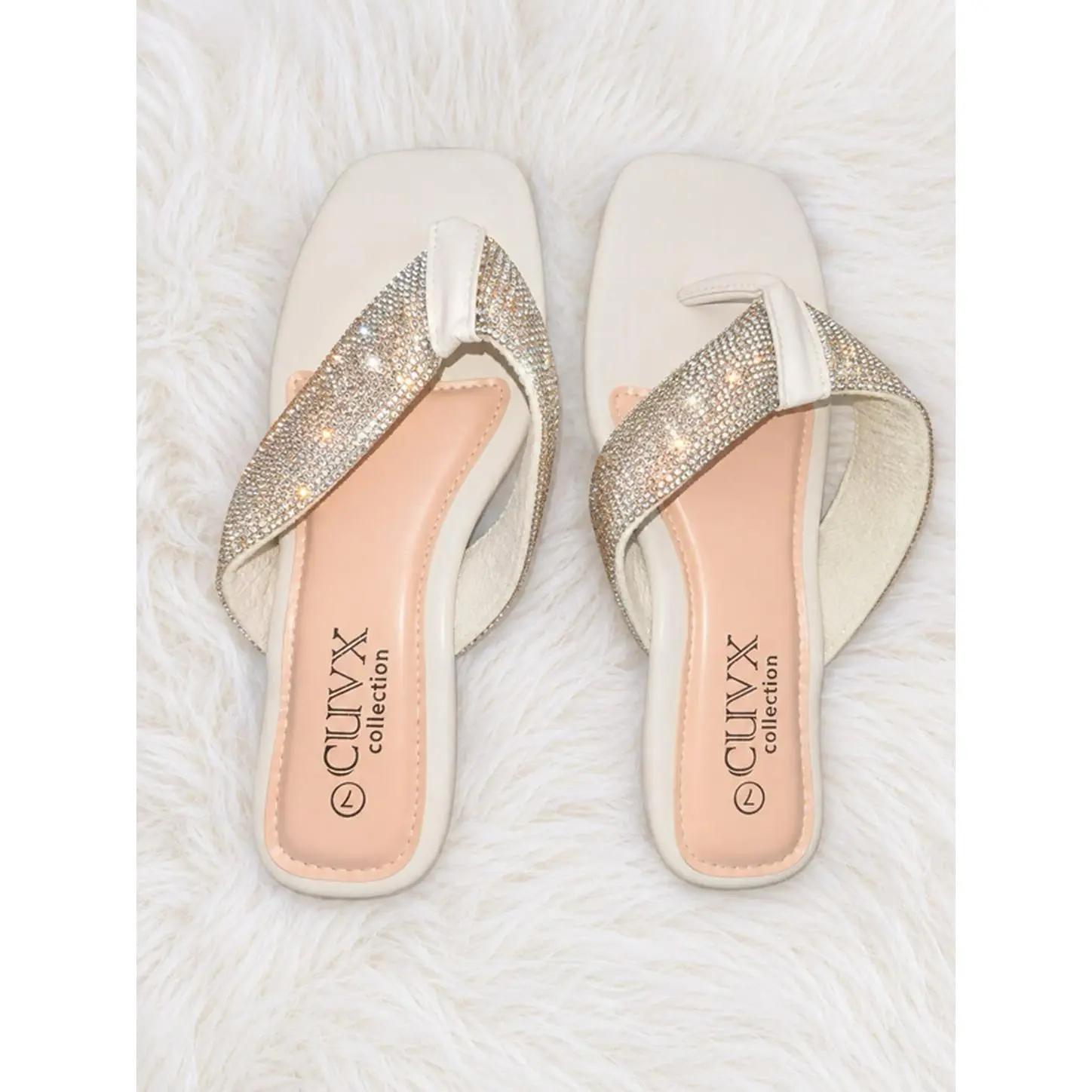 One dozen /CUVX Collection Sandals Gils with Sparkling Straps and Comfortable Design for Everyday Wear