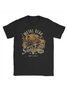 Men Women MGS1 Solid Snake Game T Shirt Metal Gear Tops Funny Short Sleeve O Neck Tees Classic T-Shirts