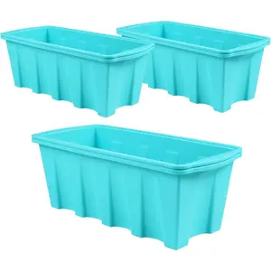 Extra Large Ice Block Mold for Ice Bath-3-Pack, 15lb Ice Block, Ice Maker for Cold Plunge or Coolers, Reusable Steel Reinforced Silicone Mold