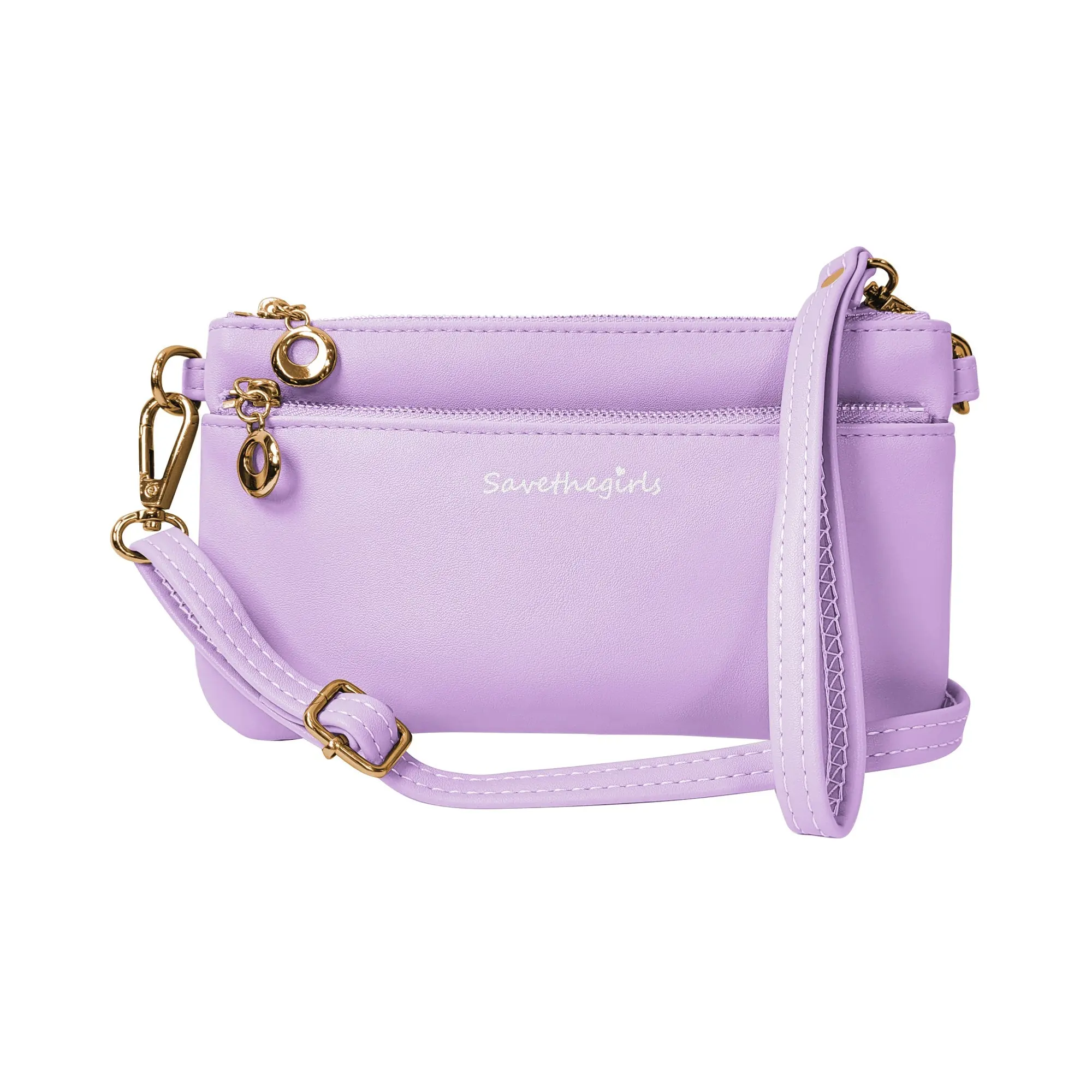 Bella RFID Plain Color Purse Casual Zipper Purse Bella RFID Plain Color Purse Casual Zipper Purse