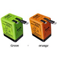 Green+Orange【lighting+type-c】