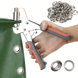 100pcs 10mm Eyelet Set for Shade Cloth, Faux Leather, Waterproof Fabric, DIY Sewing & Crafting, Essential Craft Supplies