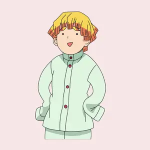 Zenitsu - Demon Slayer Decorative Sticker