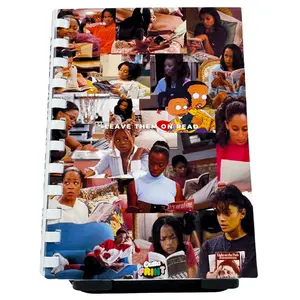 Bookish Reading Journal 'Leave Them on Read' 5x7 + Sticker Sheet – Thick Cardstock for Reviews & Book Tracking