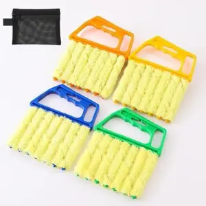 4 Venetian Blind Cleaning Brushes, Efficient Dusting Tool for Windows, Ideal for Easy and Quick Blind Maintenance