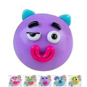Kids Toy Gift Stress Relief Ball TPR Soft Squeeze Fidget Toy for Children Adults Outdoor Summer Vibes Party Favors Sensory Anxiety Relief Gift Set