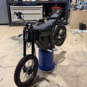 Extended Rear Fender for Surron Light Bee X S Longer Tail Guard for Segway X160/X260,Long Back Mudguard for Sur Ron Parts,Imitation Carbon Fiber Suron Accessories,Black