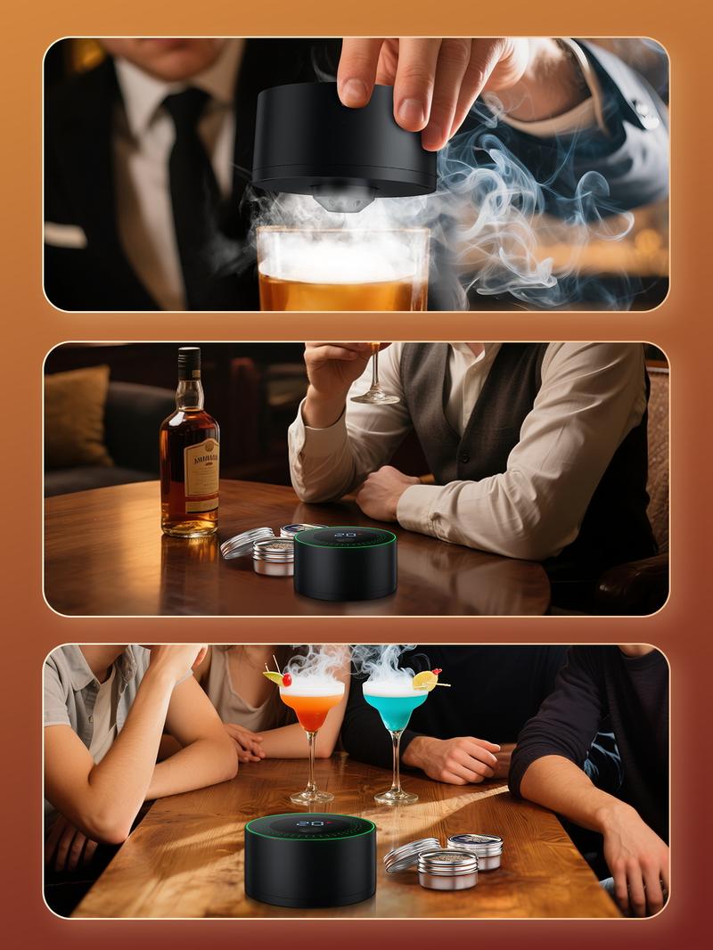 Amzseat Electric Whiskey Smoker Kit Built-in Lighter, No Butane Needed, Rechargeable Cocktail Smoker Kit with 6 Wood Chips,Fashioned Drink Smoker Kit, Bourbon Whiskey Gifts for Men,Dad,Husband Bakeware Wooden Amzseat Electric Whiskey Smoker Kit Built-in Lighter, No Butane Needed, Rechargeable Cocktail Smoker Kit with 6 Wood Chips,Fashioned Drink Smoker Kit, Bourbon Whiskey Gifts for Men,Dad,Husband Bakeware Wooden