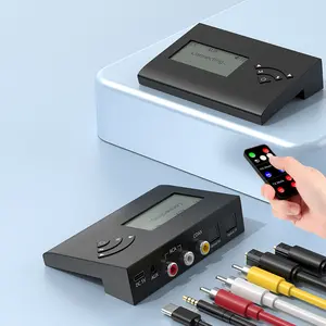 Audio Adapter with LED Display for TV & Home Audio Receiver Low Latency High-definition Compatibility with Bluetooth Earphones and Remote Control No Warranty