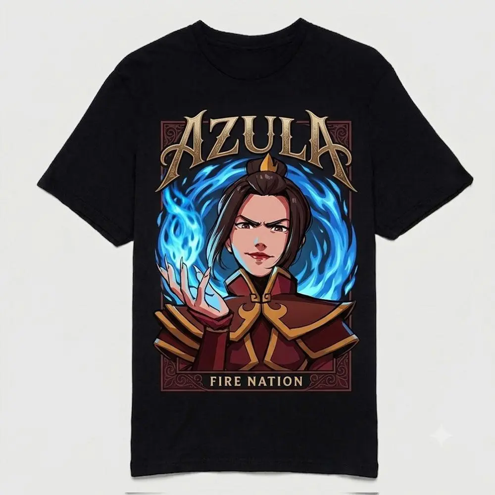 Avatar Azula Classic Graphic Tee, Vintage Unisex Cotton Streetwear Shirt