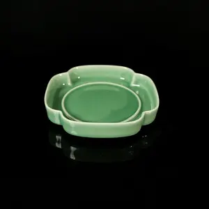 Chinese Style Dragon Pattern Tea Tray, Handmade Ceramic Tea Tray, Decorative Tray for Home Living Room Tea Table, Gift for Friends & Family, Drinkware