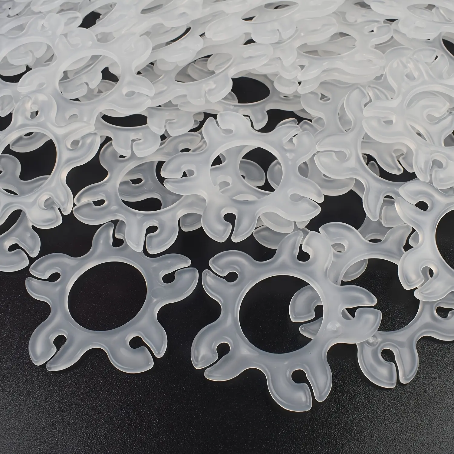 60pcs, Balloon Clips Balloon Arch Fixing Buckle, Balloon Connector Clips Fixer Balloon Arch Column Stand Garland Birthday Wedding Shower Supplies