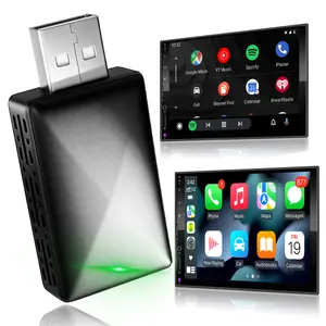 Wireless CarPlay Android Auto Adapter - 2-in-1 Wired to Wireless Converter | 2.4/5GHz & Bluetooth 5.0 for Stable Connection | 800+ Model Compatible | Plug-and-Play