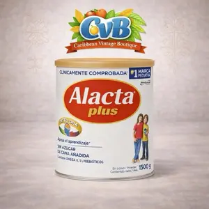 Alacta Plus Powdered Milk Drink Nutritional Milk Powder 1650, 1500.800 Grams Fortified with DHA Vitamins Minerals for Healthy Growth Digestion Immune Support Dairy Protein - Milky, Calcium
