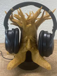 Deku Tree Headphone Stand - Legend of Zelda Deku Tree - PC Headset Holder - Game Room Decor - Gift for Gamer - Dad Gift Idea - Office Desk Decor - Desk Accessory