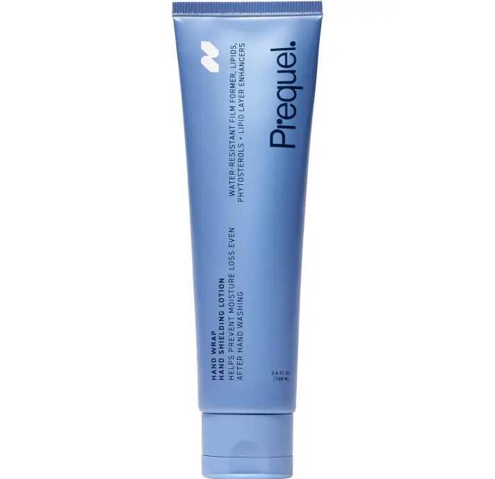 Prequel Skin Hand Wrap, Hand Cream for Dry Cracked Hands. Deep Nourishing Moisturizing Formula. Non-Greasy Balm for Women and Men. Unscented Skincare with Moisture Lock Formula. 3.4oz