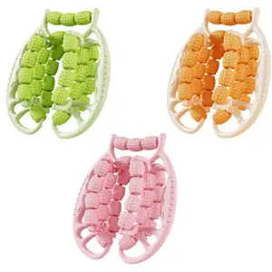 29 Wheel Round Leg Massager, 1 Count 360° Home Massage Roller, Lymphatic Drainage Roller, Circular Leg Slimming and Training Equipment, Full Body Manual Massage Device, Relief Roller