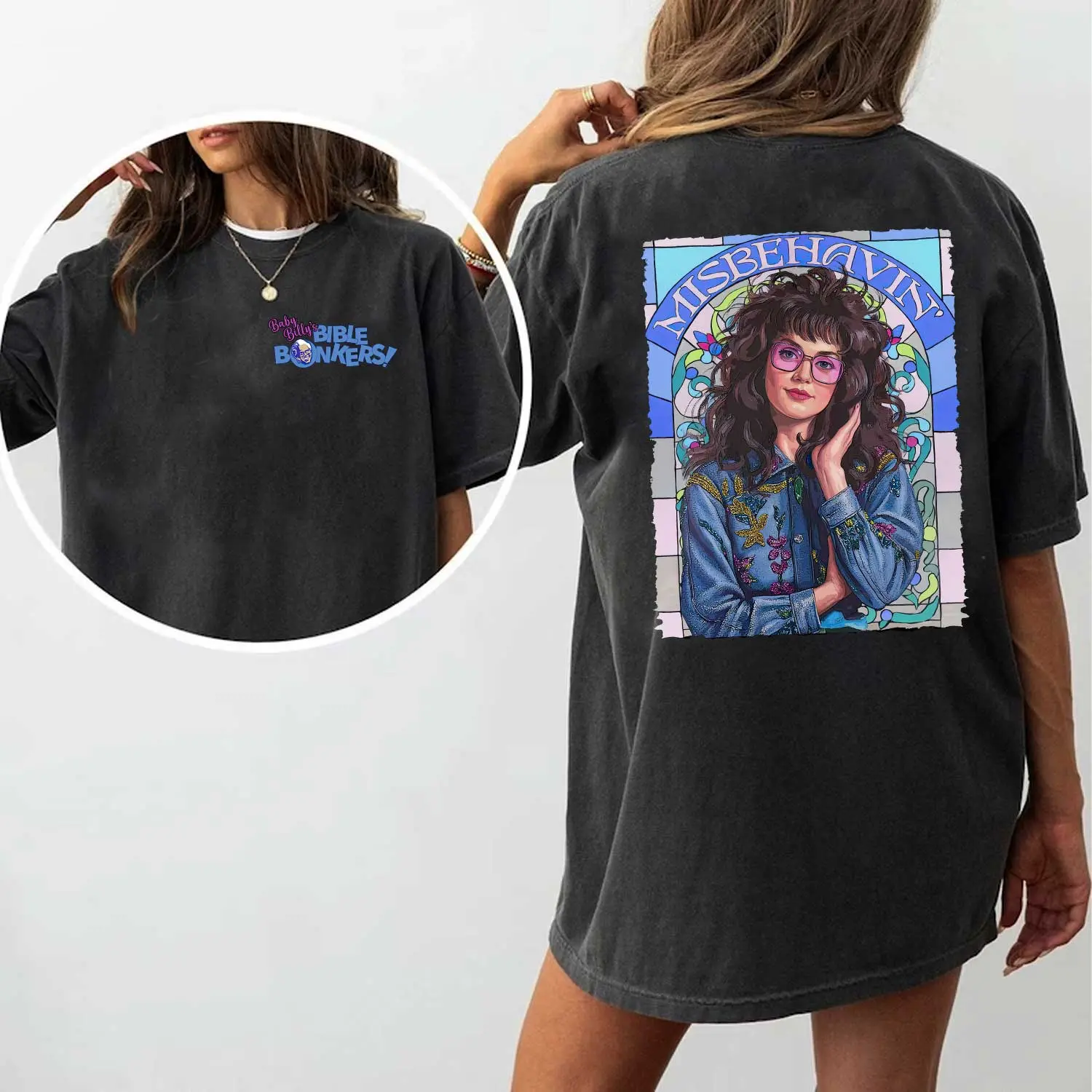 Aimee Leigh 2 Side Shirt, Misbehavin Shirt, Walton Goggins, Art Print Shirt, The Righteous Gemstones, Funny Art, Acrylic Painting, Pop Culture Art Sweatshirt, Hoodie, Comfort Colors