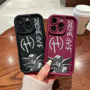 Sad B0yz Pattern Phone Case , Soft Silicone , Fully Protected and Shockproof for iPhone 17/16/15/14/13/12/11 ProMax Plus for Samsung phones,an excellent gift for friend or fans.