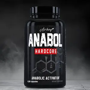 Anabol Hardcore Supplement - Helps Build Lean, Firm, High-quality Muscle, Promoting Muscle Growth - 120 Capsules