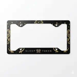 Even In Arcadia Logo License Plate Frame, Sleep Token Damocles Truck Tag, Car Front Plate Frame, Decoration, Aluminum