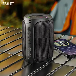 ZEALOT Zealot S32 Pro Wireless Speaker, 15W Portable Bluetooth-compatible Speaker, 3600mAh Battery Speaker with 12 Hours Playback Time, Outdoor Speaker, Audio