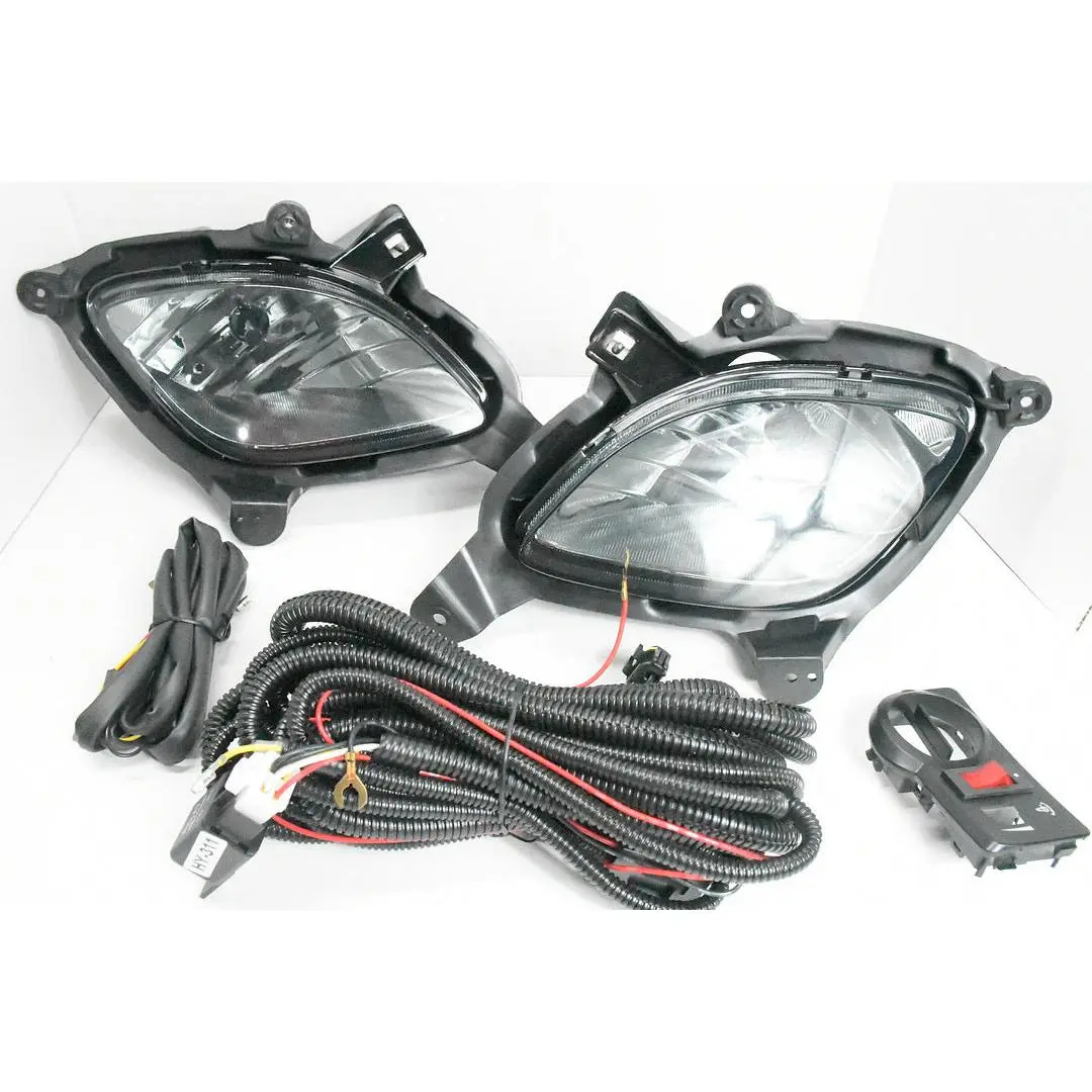 Smoked Fog Lights with Switch, Visibility-Enhancing Automotive Fog Lights for 10-12 Hyundai Coupe 10-12 Model