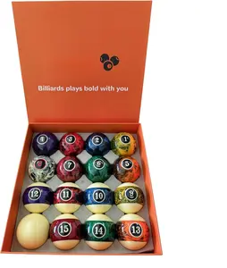 Pool Ball,Billiard Balls 2-1/4" Regulation Size Billiard Balls Set with 6 oz Weight Full 16  Pool Balls