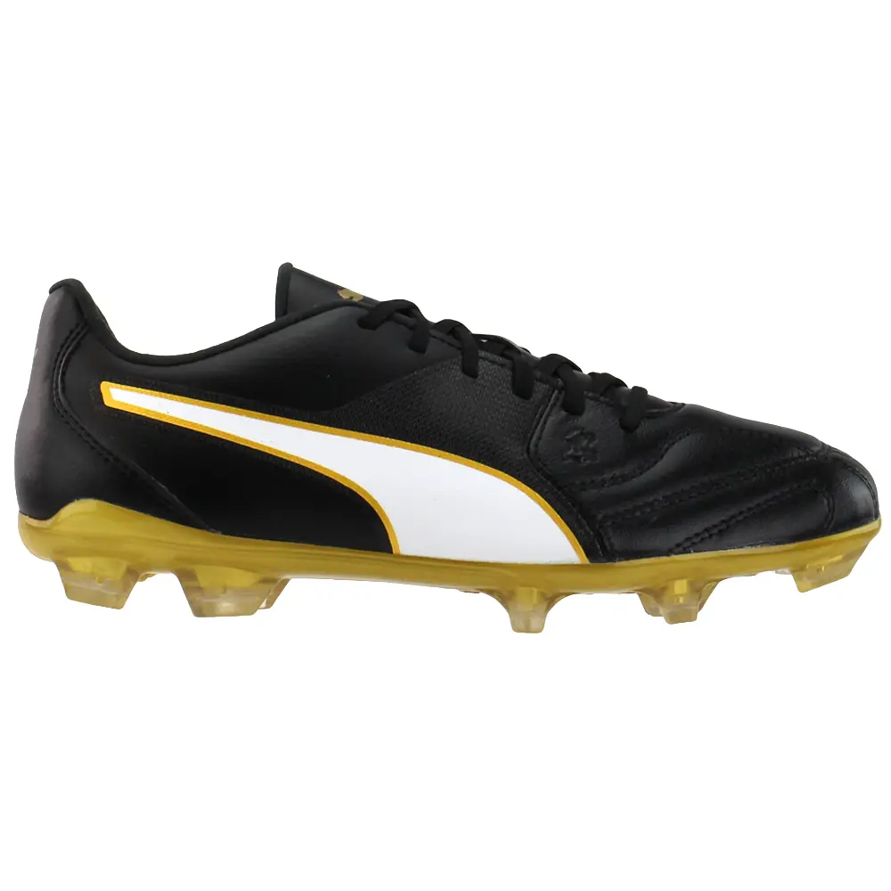 PUMA Mens Capitano Ii Firm Ground Soccer Cleats  - Black
