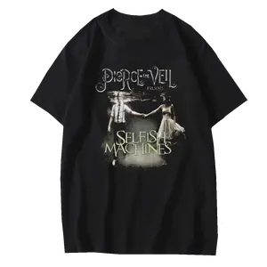 Pierce The Veil Selfish Machines T-shirt Sweatshirt Cotton Fabric Menswear Short Sleeves Top Crewneck Casual