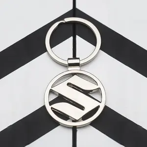 Suzuki Car Logo Keychain, Car Key Chain Ring Accessory, Personalized Car Key Hanging Decoration, Creative Car Key Decorative Accessories
