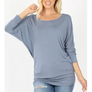 FINAL SALE - 3/4 Dolman Sleeve Top
