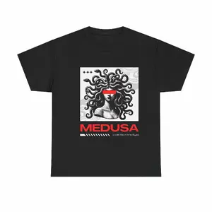 Medusa Graphic Tee Bold Mythology Streetwear for Men Women Unisex Fashion