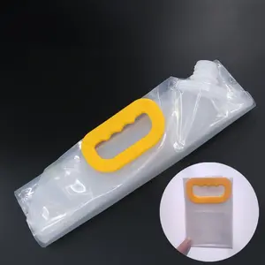 Outdoor portable folding water bag, camping plastic large-capacity bucket, travel water storage, food-grade water and oil dual-purpose