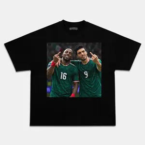 ULIAN QUINONES & RAUL JIMENEZ T-shirt, 2026 Mexico Soccer Shirt, Game Day Fan Top, Soccer Fans, Unisex Casual 100% Cotton