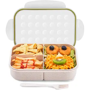 Bento Box for Kids,Lunch Box Kids,Ideal Leakproof Kids Lunch Box (1150ml White)