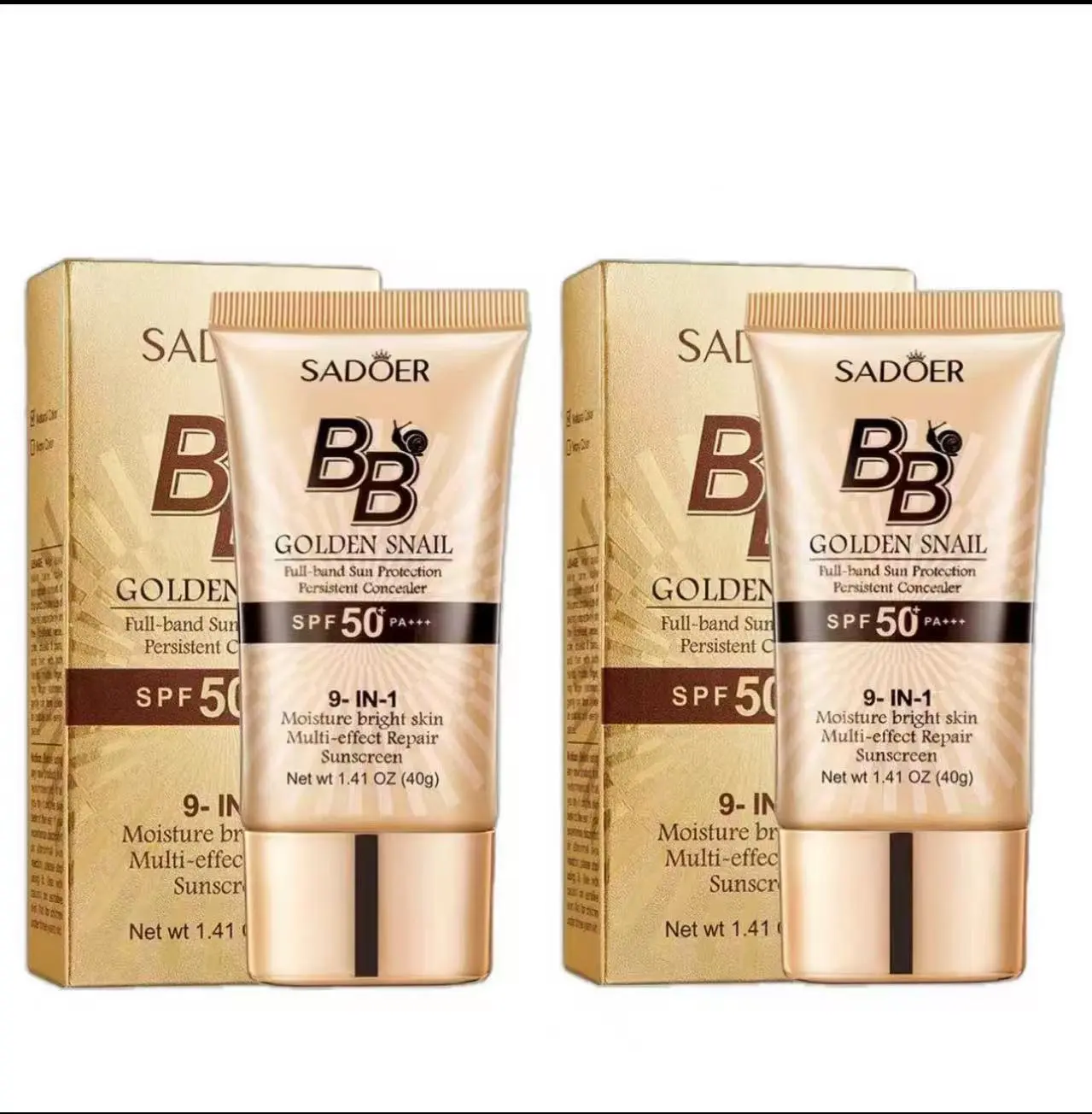 High-Coverage Waterproof Snail BB Cream - Matte Finish, Long-Lasting Moisturizing, Oil-Control, Natural Makeup Look, Ideal for Makeup Beginners, Great Gift for Mother's Day, Valentine's Day, Anti-Aging Skin Rejuvenation