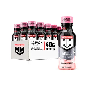 MM Pro Advanced Nutrition Slammin' Strawberry 40g Protein Shake - 12/14Oz