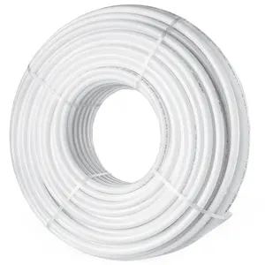 VEVOR PEX Pipe 3/4 Inch,  500 Feet Length PEX-B Flexible Pipe Tubing for Potable Water, Pex Water Lines for Hot/Cold Water & Easily Restore, Plumbing Applications with Free Cutter & Clamps ,White