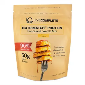 LiveComplete Protein Pancake & Waffle Mix – Performance Blend  | 96% Match Rate