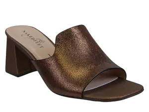 NAKED FEET - AUSTERE in BRONZE Heeled Sandals
